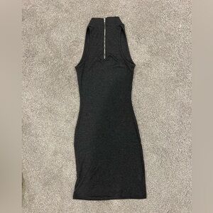 Love Republic Ribbed Charcoal Grey Dress Size Small